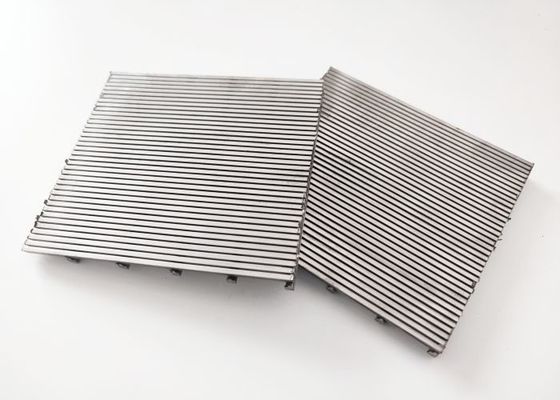3*4mm Profile Wire Screen , 70 Micron Stainless Steel Screen For Fresh Water
