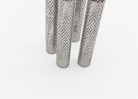Stainless Steel 304 2mm Hole Perforated Metal Pipe 8.0mm Thickness