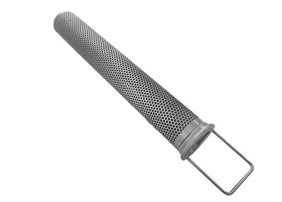 20mm Diameter 200mm Length Perforated Metal Cylinder 3.5mm Hole