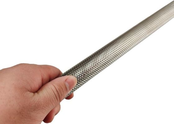 10inch Length 120 Micron Mesh Filter Strainer , Perforated Stainless Steel Cylinder Perforated