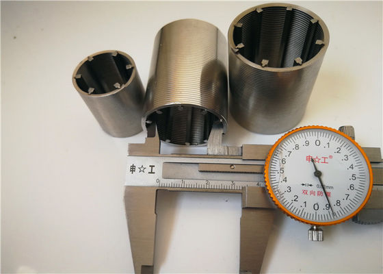 Sus304 Iso9001 Sliver Johnson Wedge Wire Screen Welded
